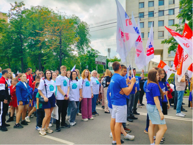 Участие в мероприятии, посвященном Дню России.
