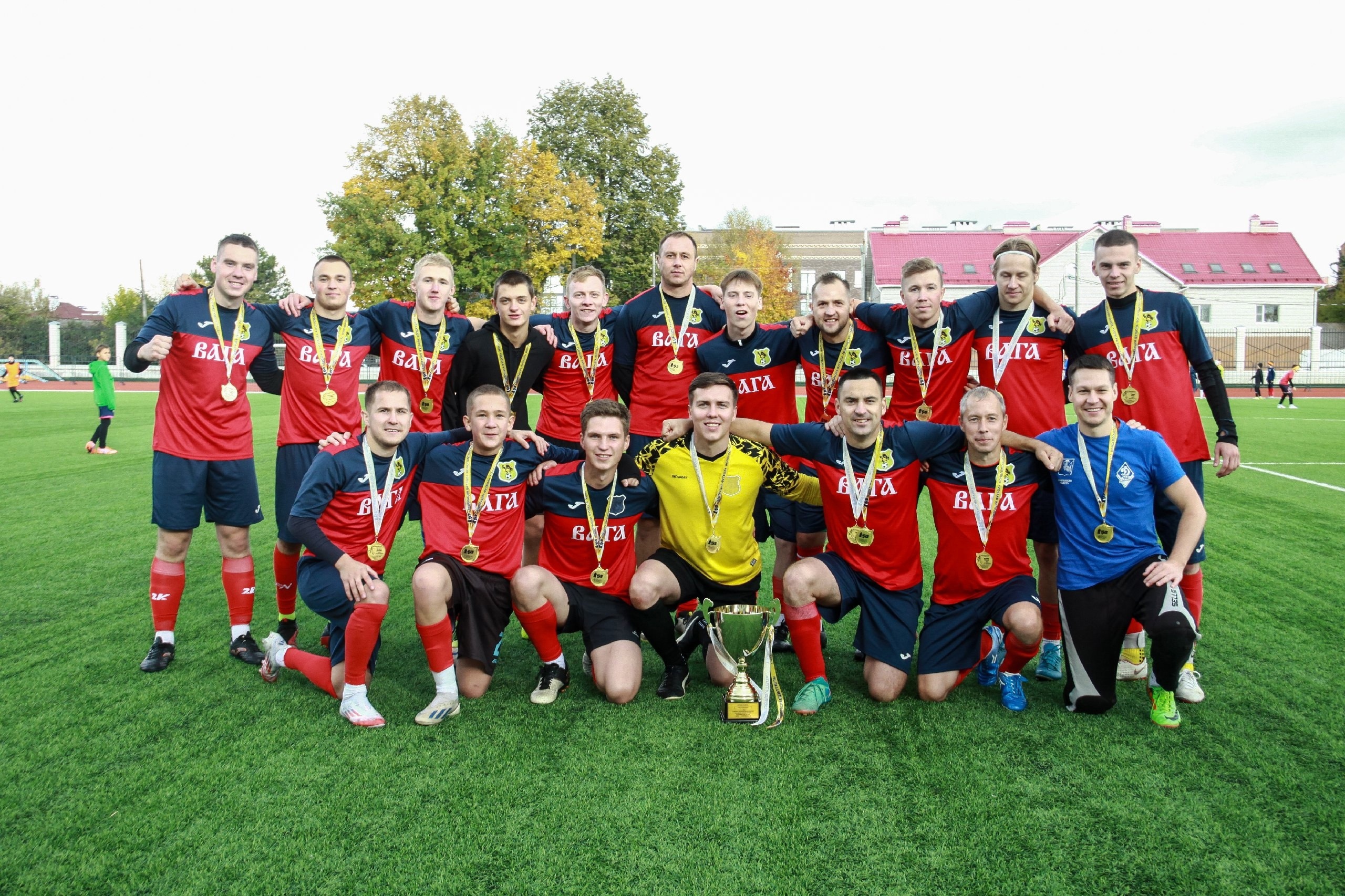 Наши футболисты выиграли чемпионат Вологодской области.