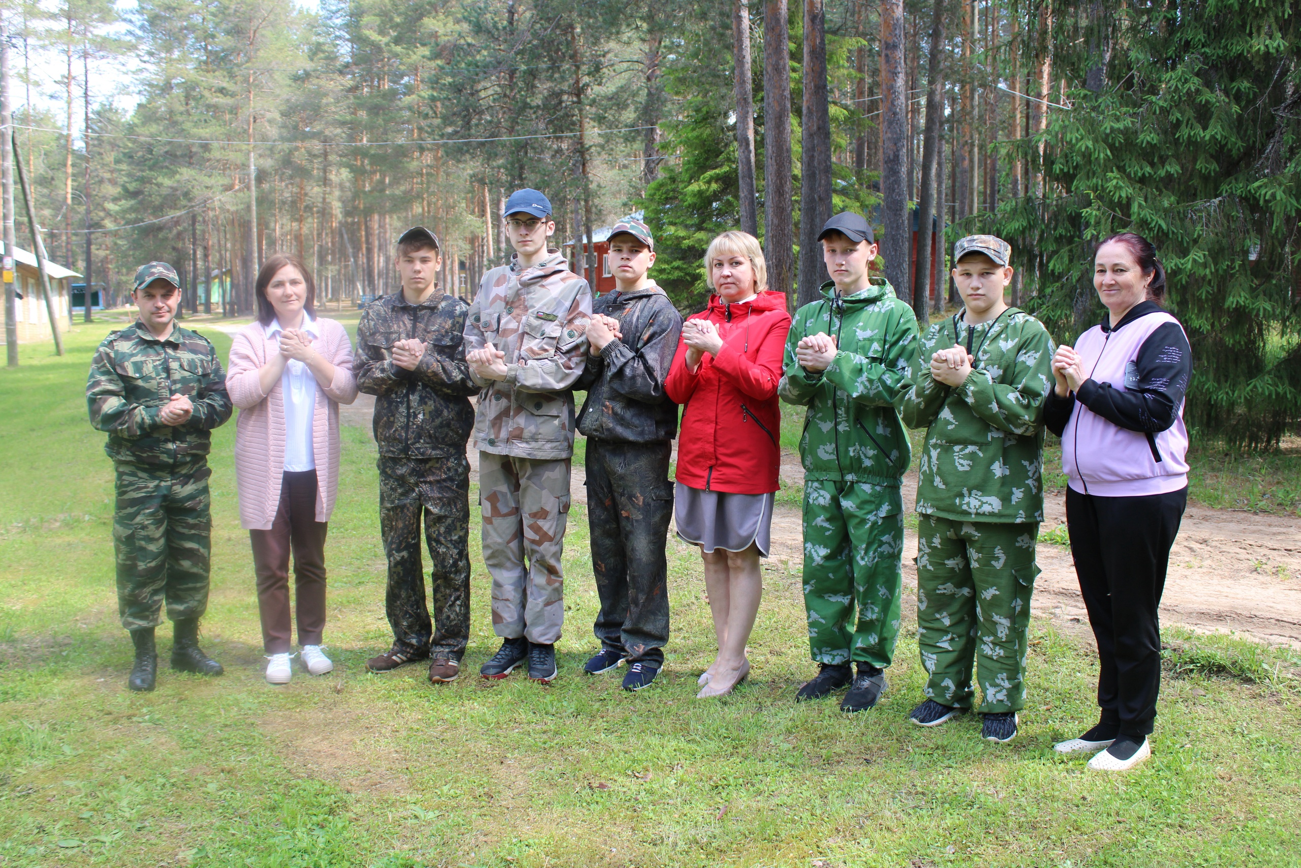 Торжественное закрытие военно-полевых сборов.