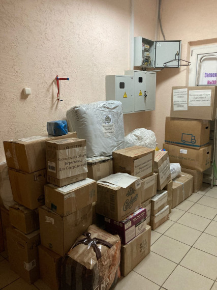 Верховажский ШвейБат собрал очередную партию гуманитарной помощи, которая отправится в Северодонецк.. Верховажский ШвейБат собрал очередную партию гуманитарной помощи, которая отправится в Северодонецк..