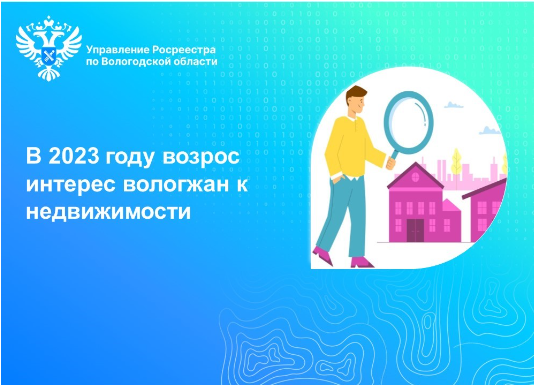 В 2023 году в Вологодской области зафиксирован рост интереса вологжан к недвижимости. В 2023 году в Вологодской области зафиксирован рост интереса вологжан к недвижимости.