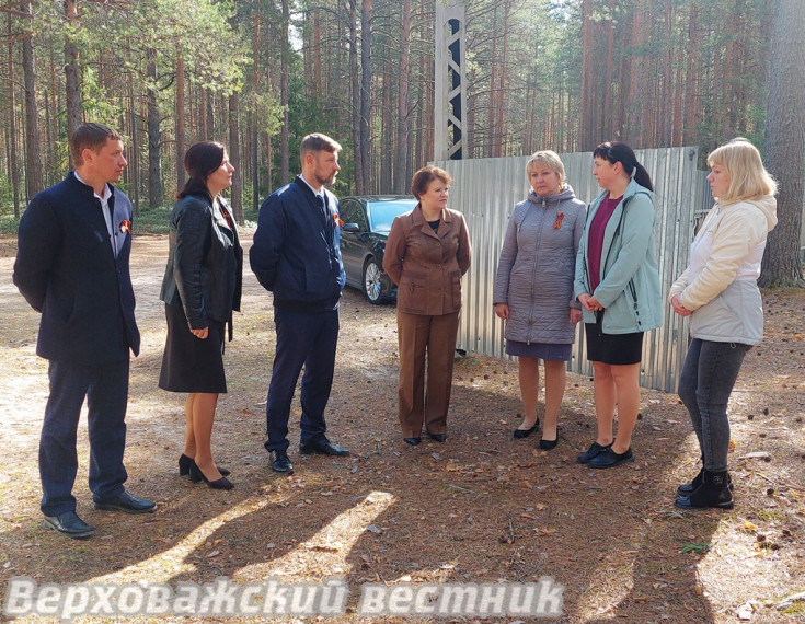 Замгубернатора Лариса Каманина в Верховажском округе. Замгубернатора Лариса Каманина в Верховажском округе.