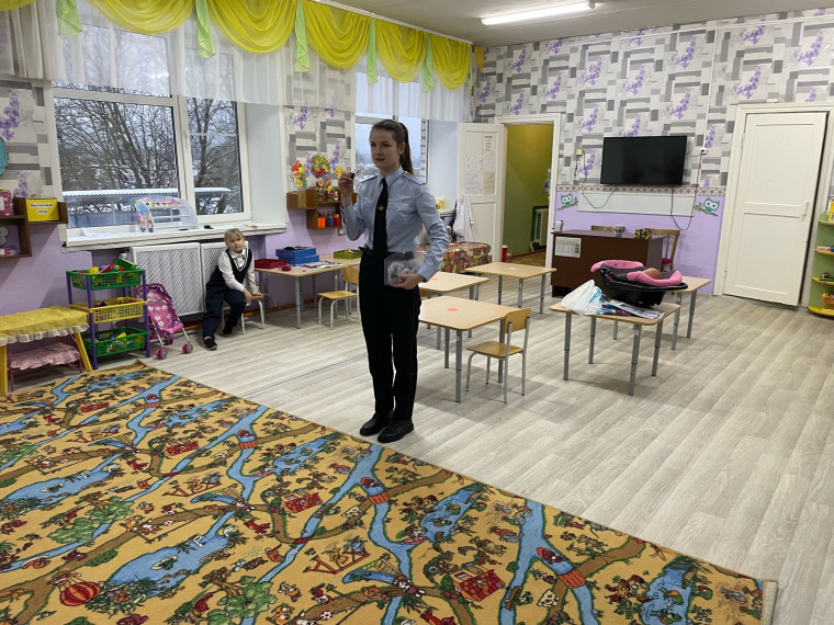 Инспектор по пропаганде БДД посетила «Детский сад № 1 «Радость»..