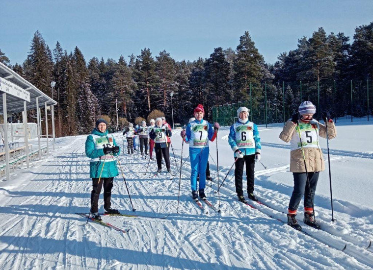 Спартакиада Верховажского округа среди ветеранов (пенсионеров) в дисциплине лыжные гонки.